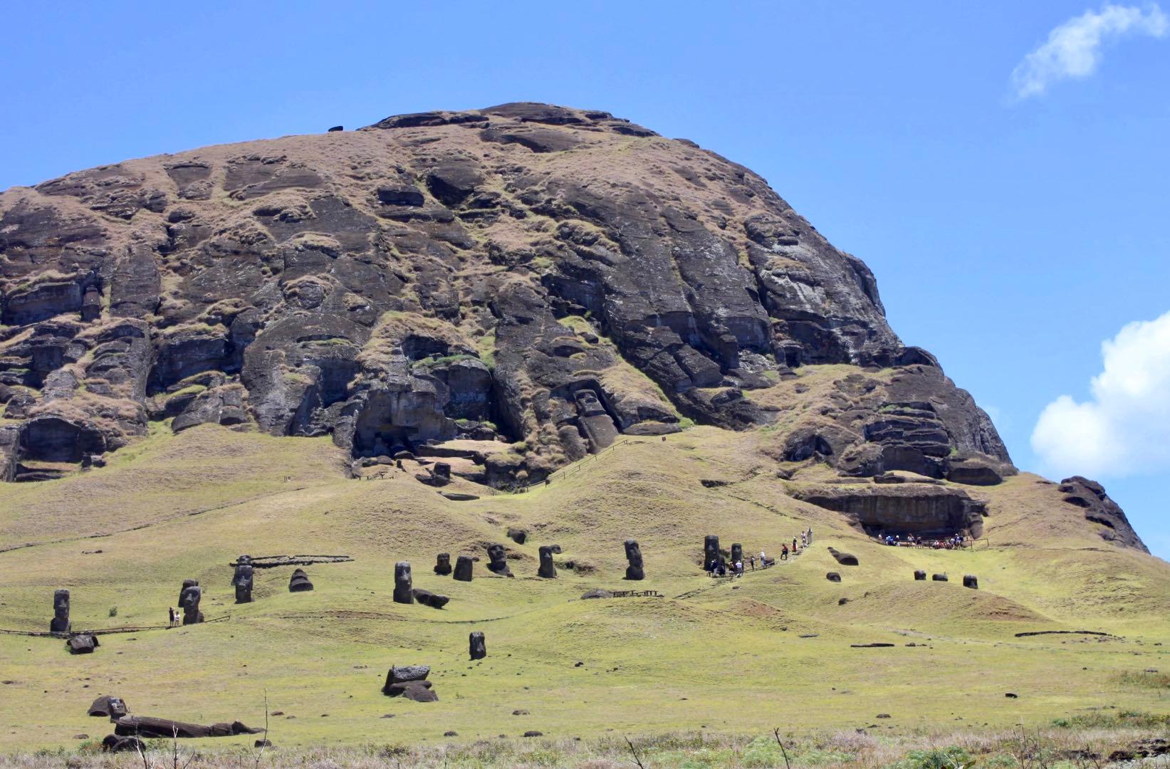 复活节岛巨石像之谜解析,考古复活节岛石像