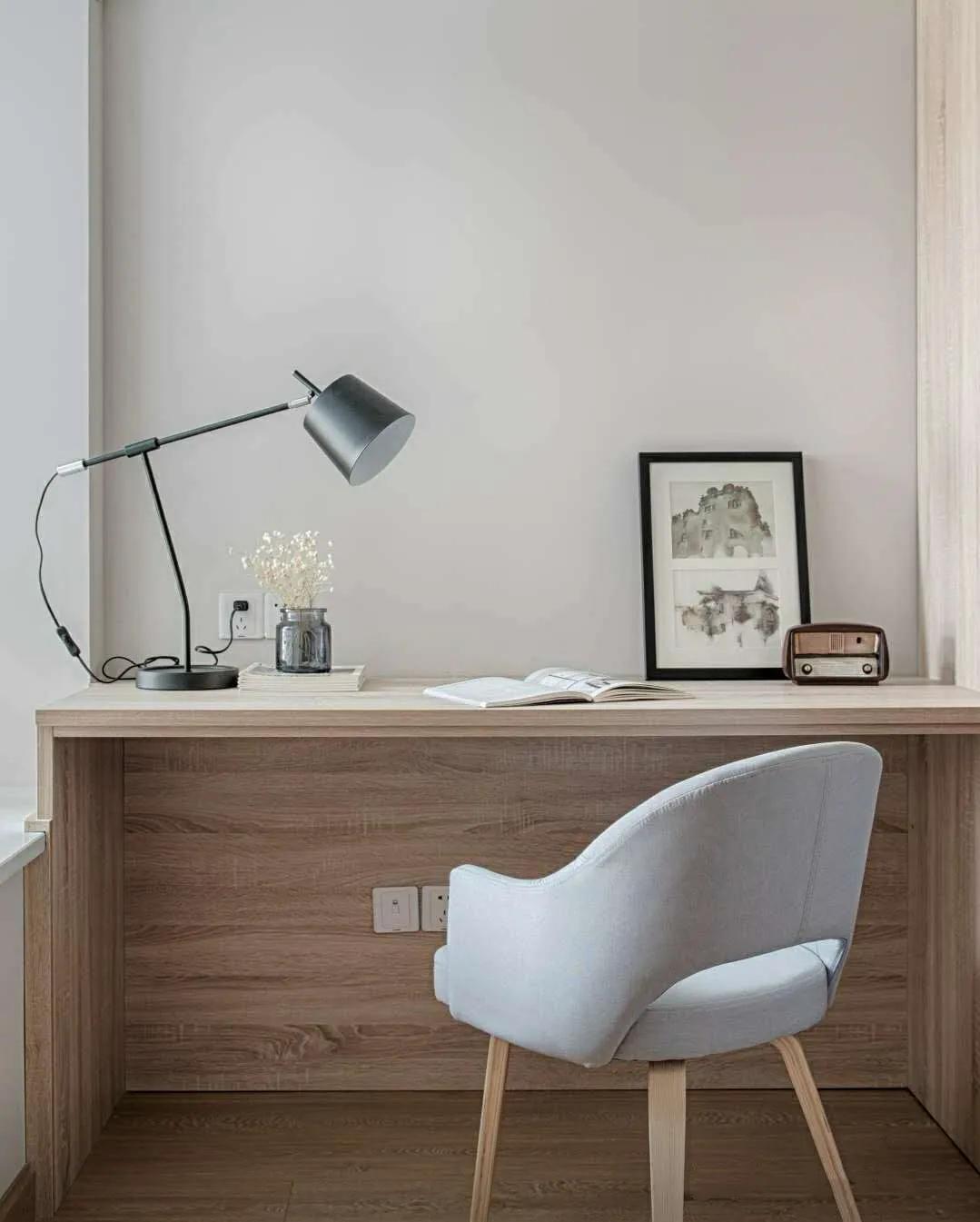 原木风茶室20平方空间装修效果图,100平方小户型原木风带茶室设计