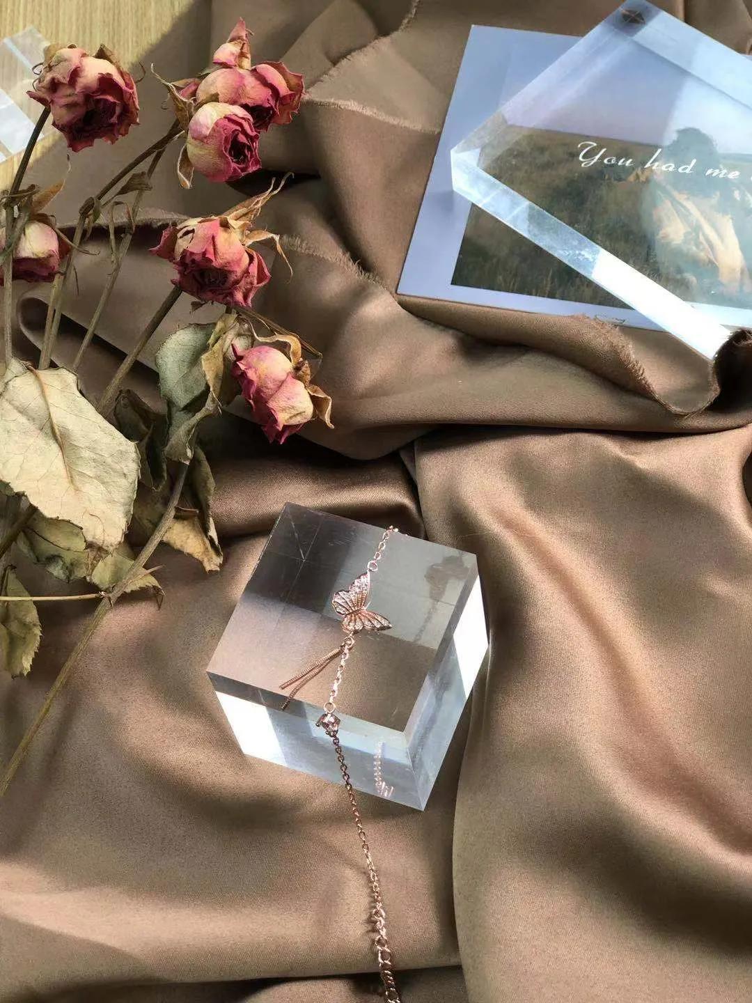 粉白珍珠流苏手链,黄金麦穗流苏手链