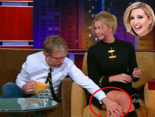 伊万卡被搂腰,伊万卡翘二郎腿视频