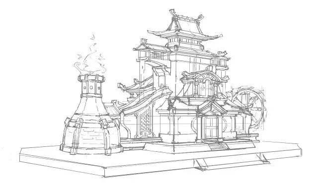 游戏场景原画设计思路,游戏场景原画设计教程