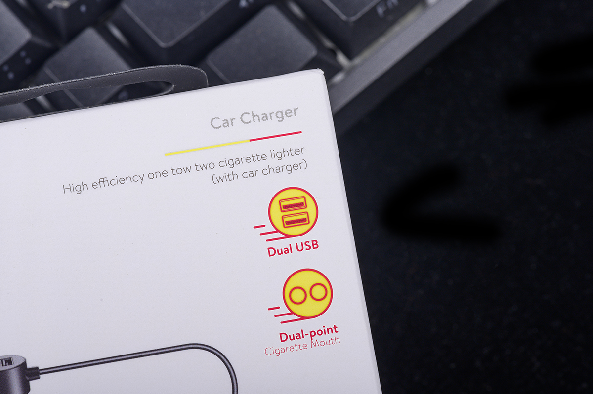 倍思点烟器车载快充数据线,车载点烟器插头转换器倍思