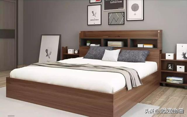 卧室太小放不下床,卧室太小床头柜效果图
