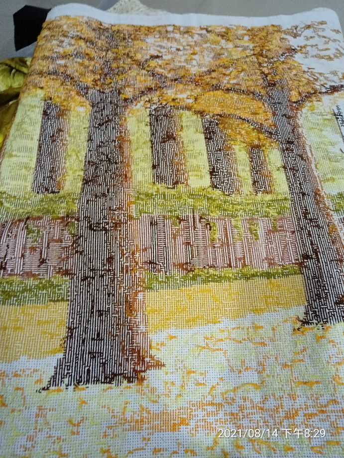 乞巧十字绣,乞巧节布艺作品