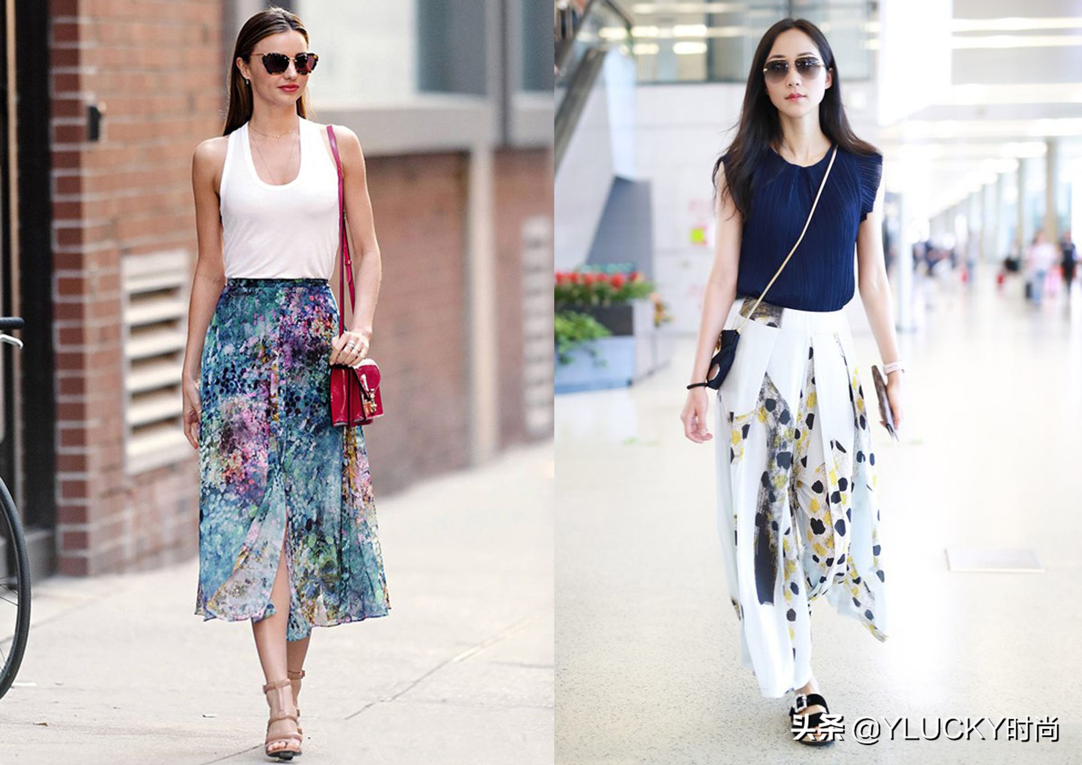 夏日清凉感十足的无袖衫穿搭示范,百搭减龄无袖衫