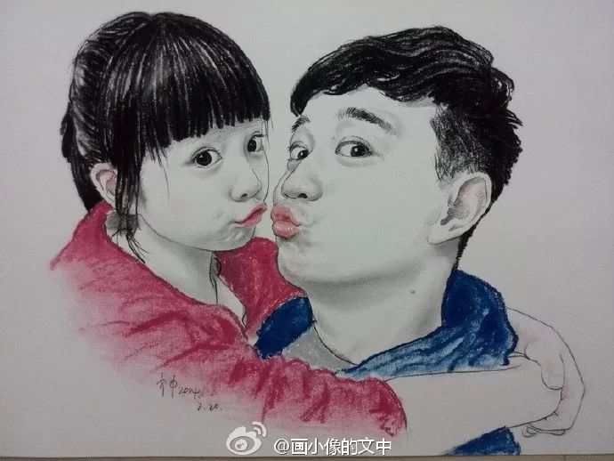 比起打印画，美院毕业的他，笔下这种彩铅水彩画才好看哭了~