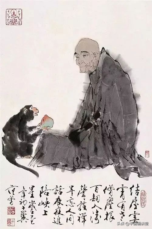 国画猴子画法,国画猴子教学