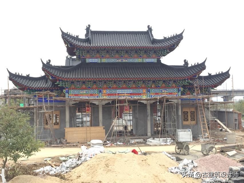 中国钢结构仿古建筑发展现状,仿古建筑混凝土框架结构施工