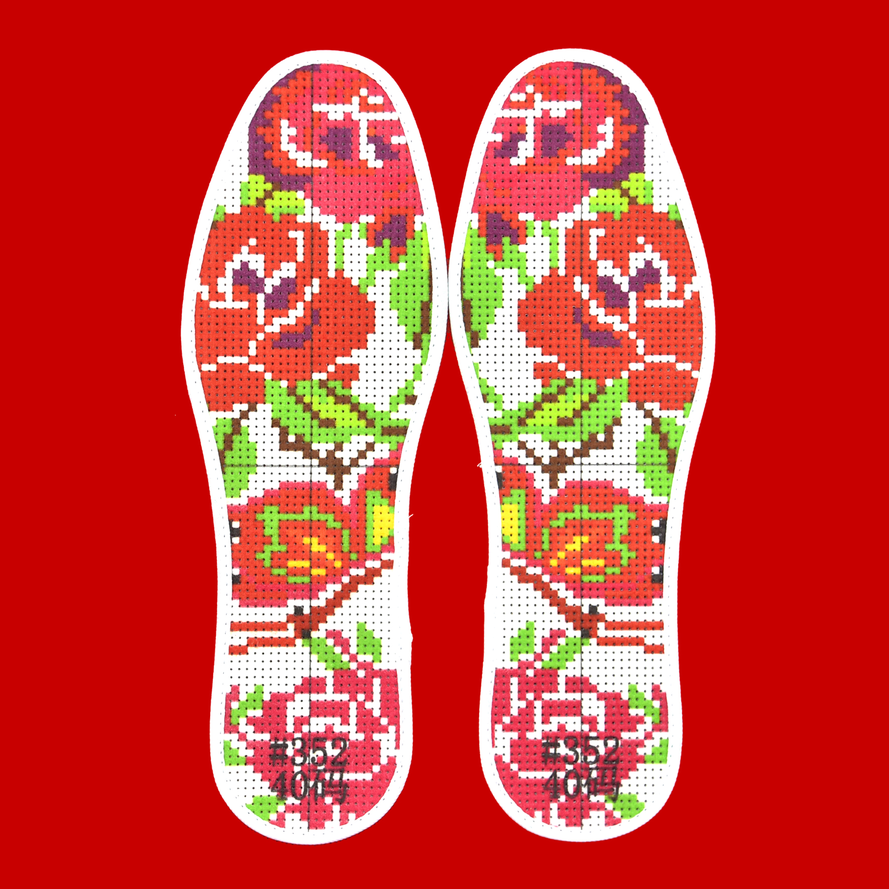 绣花鞋垫的由来,漂亮的绣花鞋垫