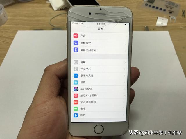 苹果6s更换屏幕总成后home键失效,苹果6s换外屏幕玻璃教程图解
