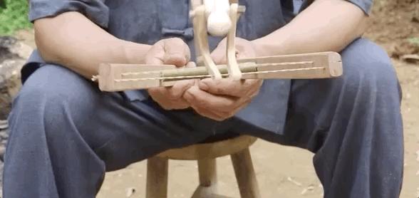 中国大爷造出2600年前鲁班凳,2600年前鲁班凳河南大叔潜心钻研