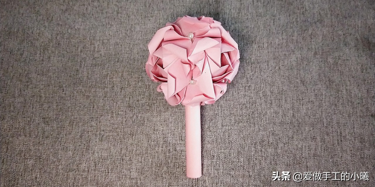 玫瑰花折纸教程图解千纸鹤,折纸玫瑰花花束的做法