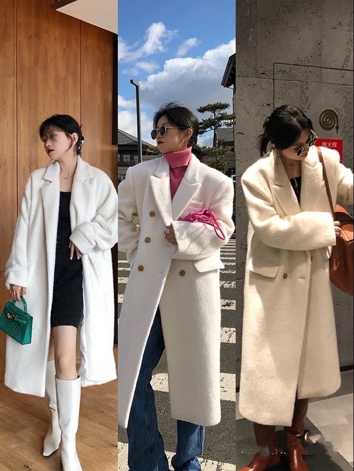 22套初秋洋气的韩系甜酷风穿搭,冬季不露腿韩系穿搭显瘦
