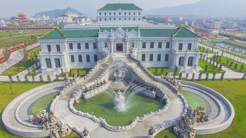 仿造的圆明园视频,浙江山寨版圆明园