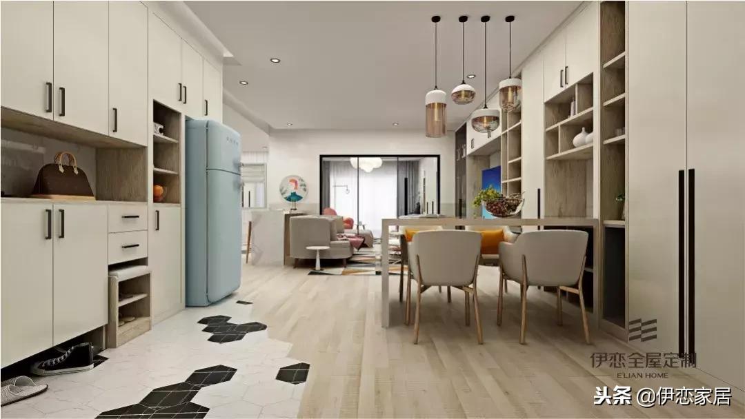 极简奶油风全屋定制柜,极简轻奢风定制柜颜色