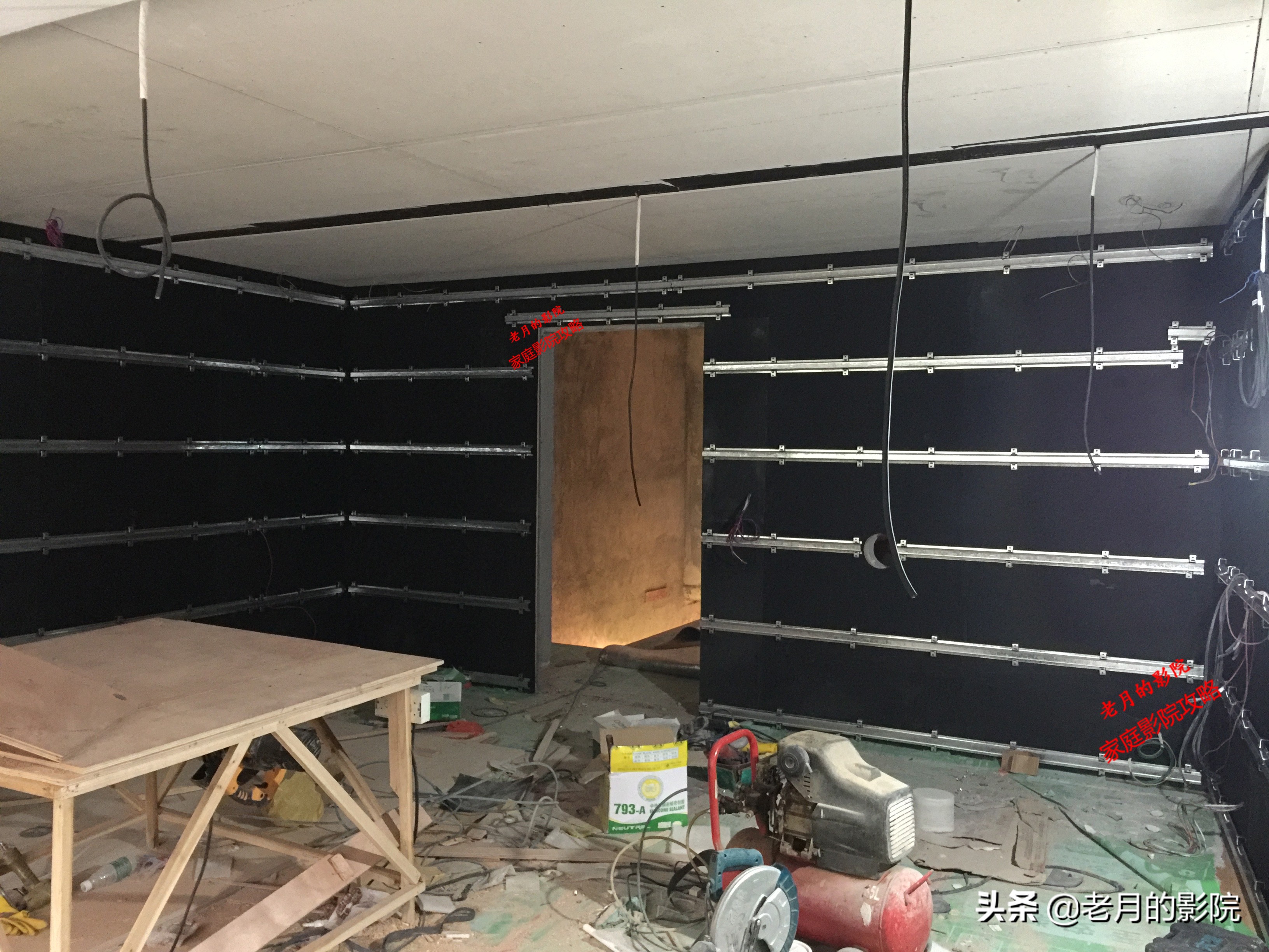 事业成功的奖励——家庭影院!朋友的影院组成记