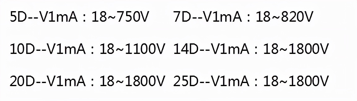 压敏电阻mov,压敏电阻mov参数