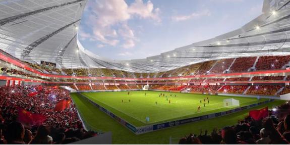 重庆龙兴足球场设计团队,重庆龙兴足球场效果图