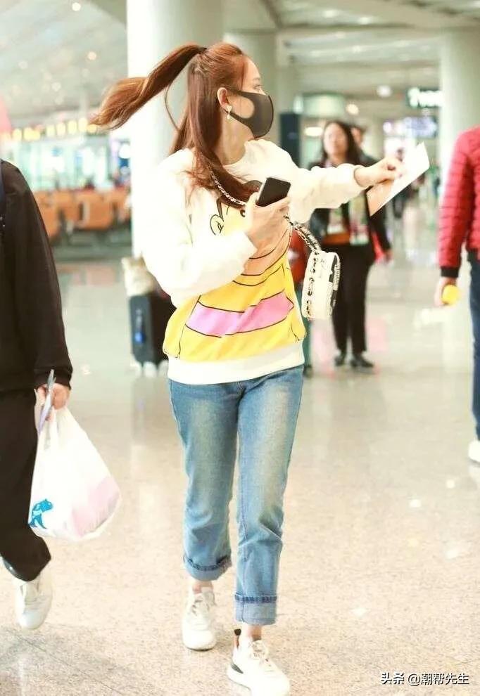 陈乔恩大撒狗粮,陈乔恩和老公在机场狂撒狗粮