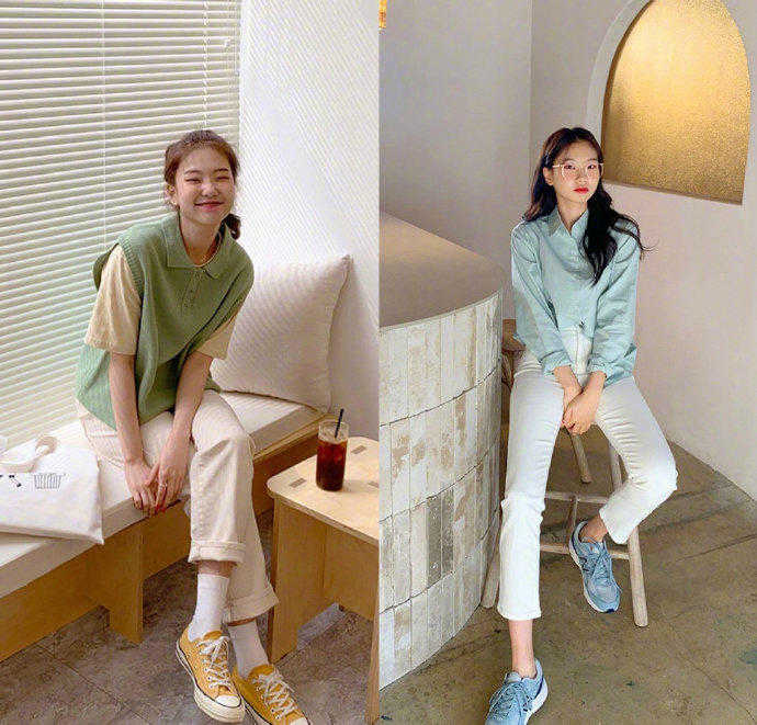 春天穿的小清新套装,适合春天穿的套装女