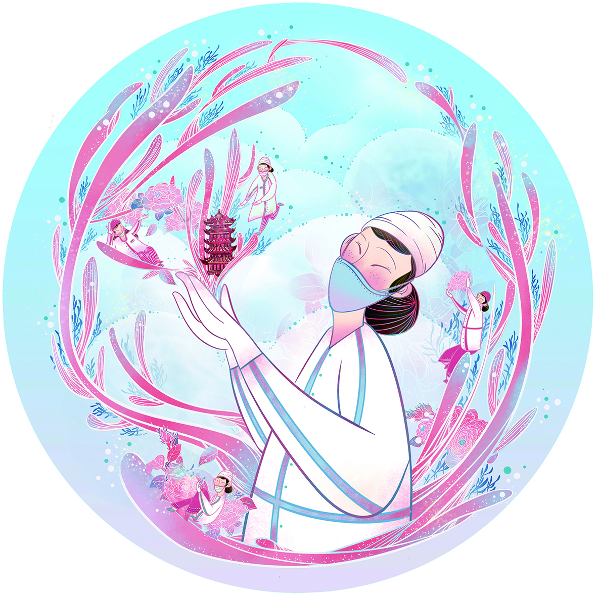 壹葉堂公益创作营:致敬平凡英雄「纪念款手表」表盘插图设计方案正式发布