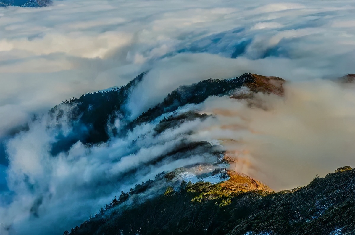 西安南五台景区游玩,西安南五台云海仙境究竟有多美