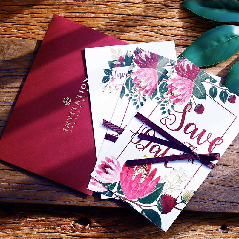 婚庆用品,新人结婚请帖书写注意事项,这样的婚礼邀请函超受追捧