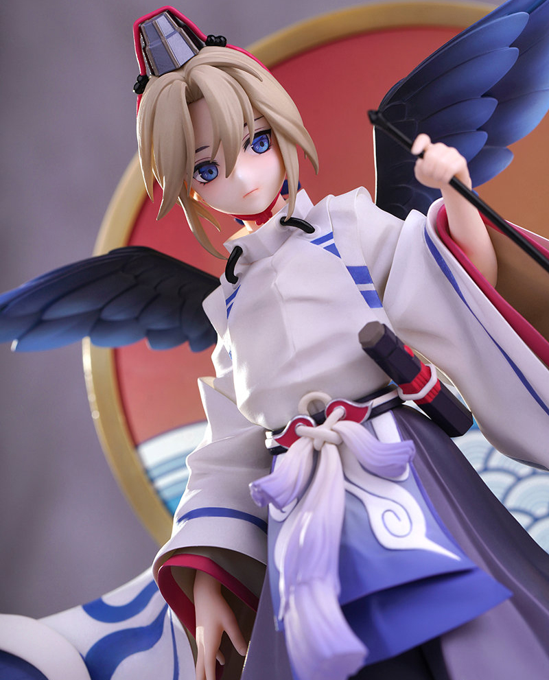 阴阳师大天狗q版手办,阴阳师少羽大天狗手办