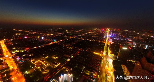 保定城市航拍,保定城市