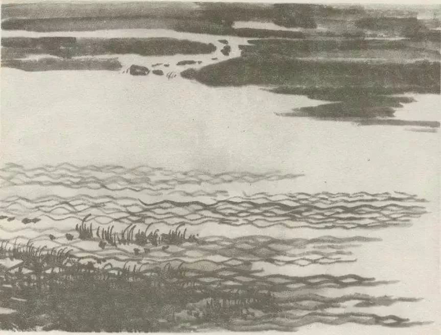 施云翔画水技法,画水技法视频