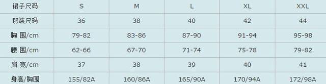 m码女衣服的尺码对照表,一岁宝宝衣服尺码对照表