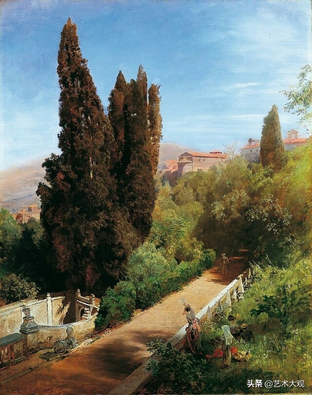 芬兰大师古典风景油画作品欣赏,顶级的欧洲午后阳光风景油画