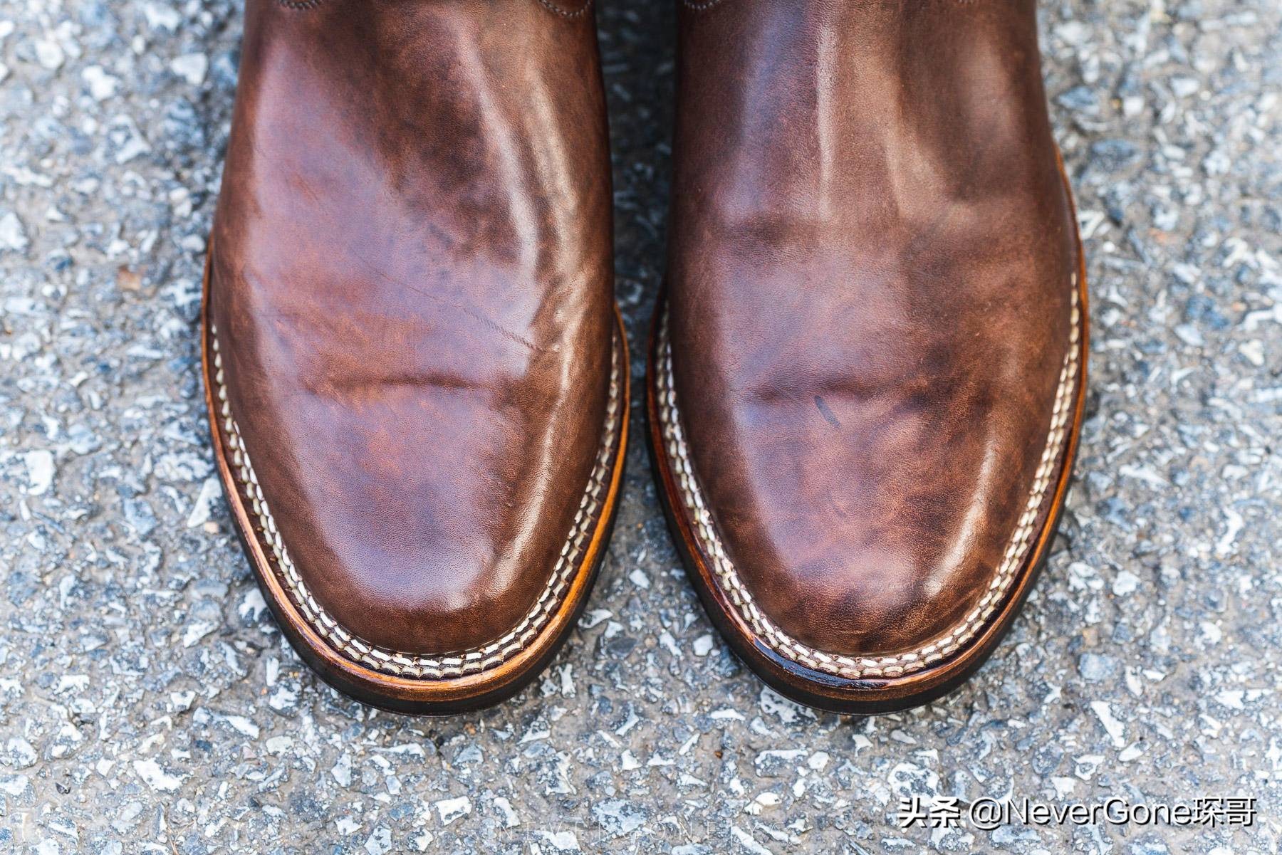 一双少见但高端的电工雨鞋——Viberg2060马皮工程师