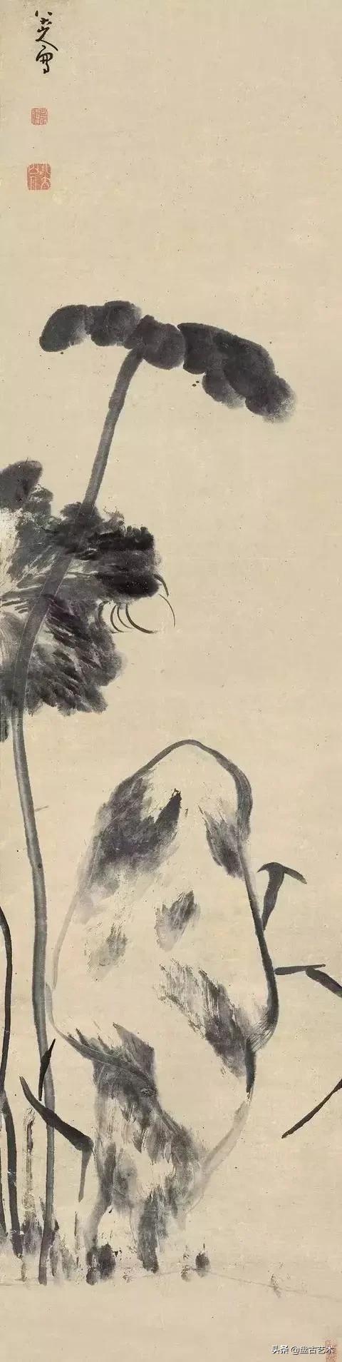 画出艺术家人生大寂寞的国画艺术作品——盘古油画艺术