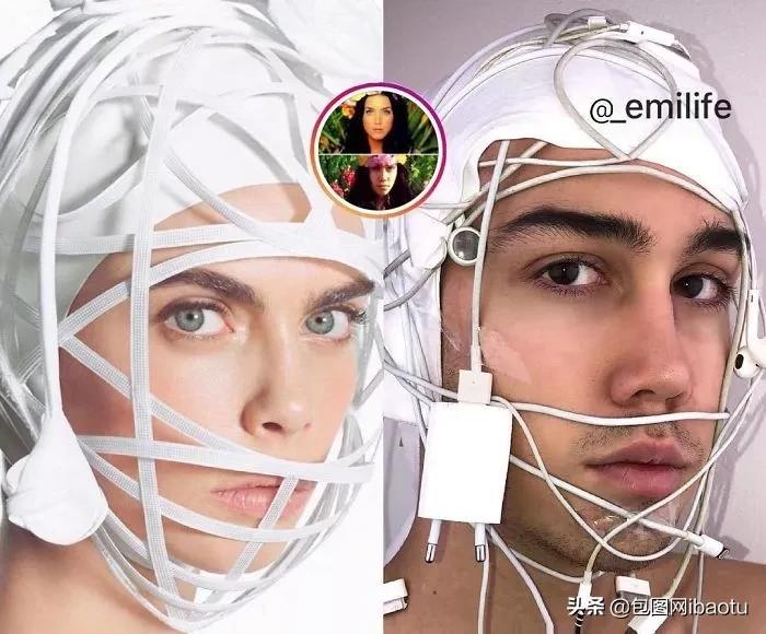 小哥cos垃圾袋,垃圾袋小哥cos