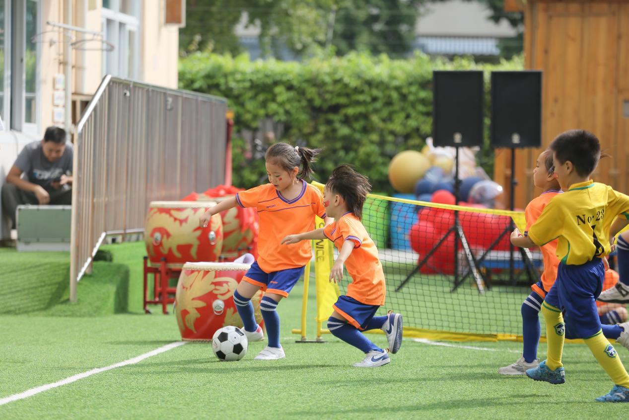 中庄小学第三届足球嘉年华活动,绿茵飞扬