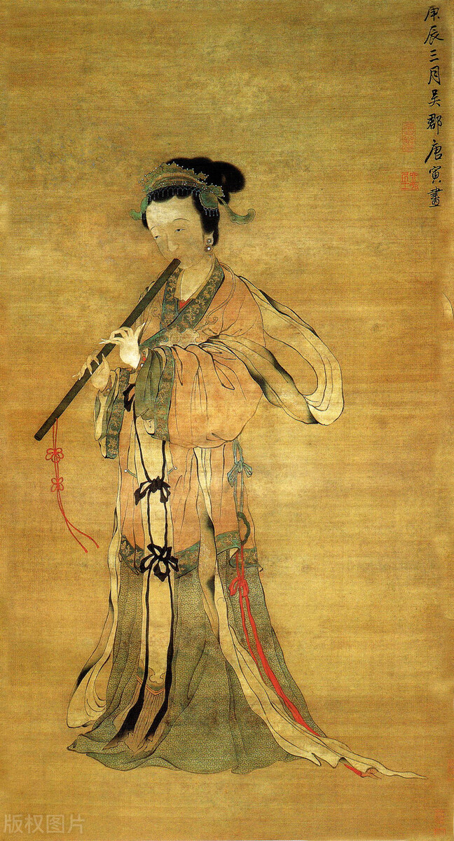 明朝唐伯虎的仕女图,明朝最贵的字画