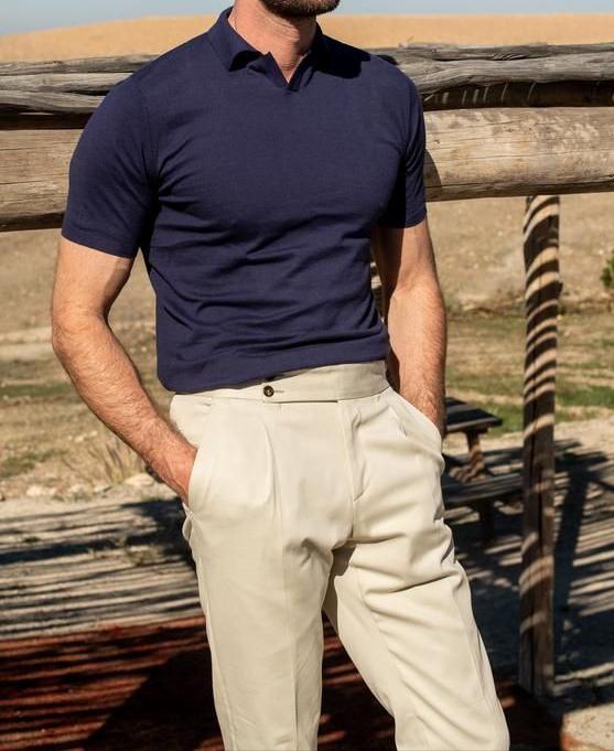 夏日男士衬衫穿搭,中青年男士夏日穿搭