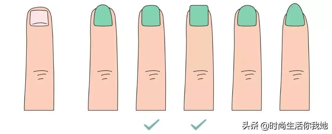 美甲怎么选择适合自己的指甲形状,看一下美甲款式