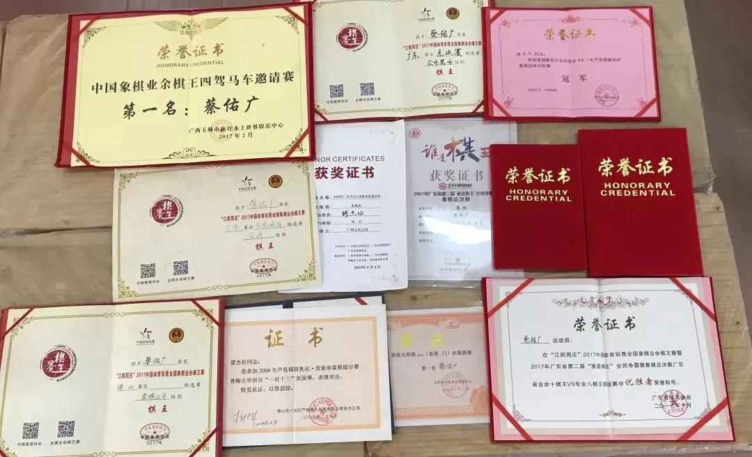 蔡佑广象棋四驾马车,蔡佑广佛山棋王