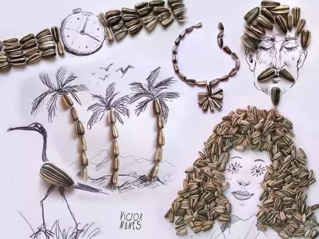 精美创意插画100幅无水印,彩铅小插画500例临摹