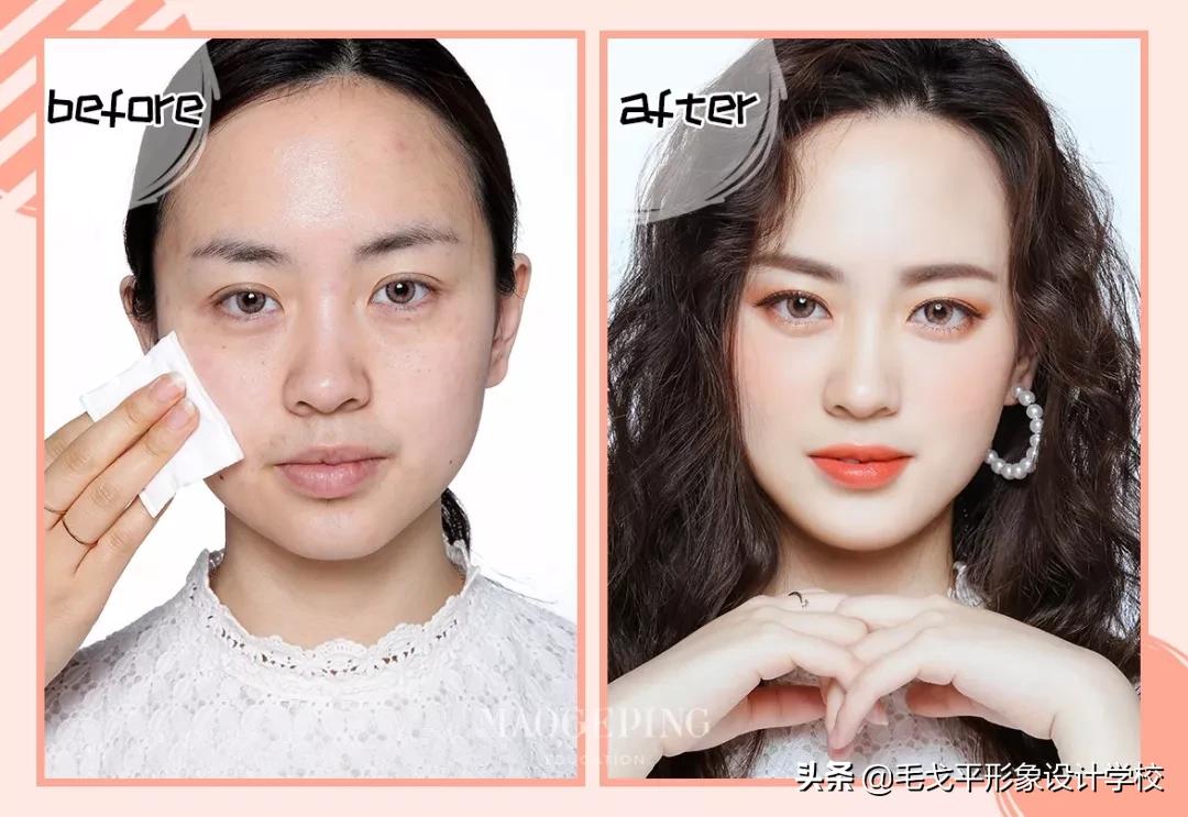 盘点女生化妆前后对比,为什么女生化妆和素颜差别那么大