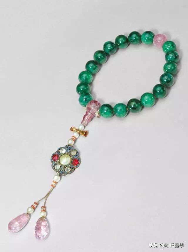 清朝时期的翡翠有多珍贵,清朝翡翠十八子