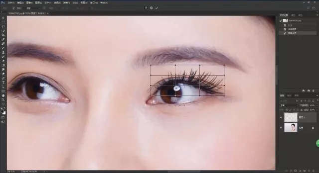 ps如何给人物画眼睫毛,用photoshop怎么修饰睫毛眉毛