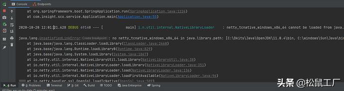 SpringAzure运行时出现tcnative错误