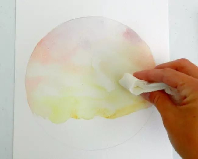 古风背景绘画水彩简单,绘画水彩风景简单