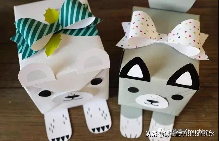 包装礼物的方法大礼盒,各种节日礼物盒卡纸