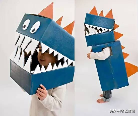 恐龙贺卡手工制作,纸盒手工制作大全创意幼儿园恐龙