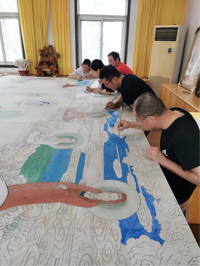 观音菩萨三十二像工笔画,观世音菩萨画像工笔画