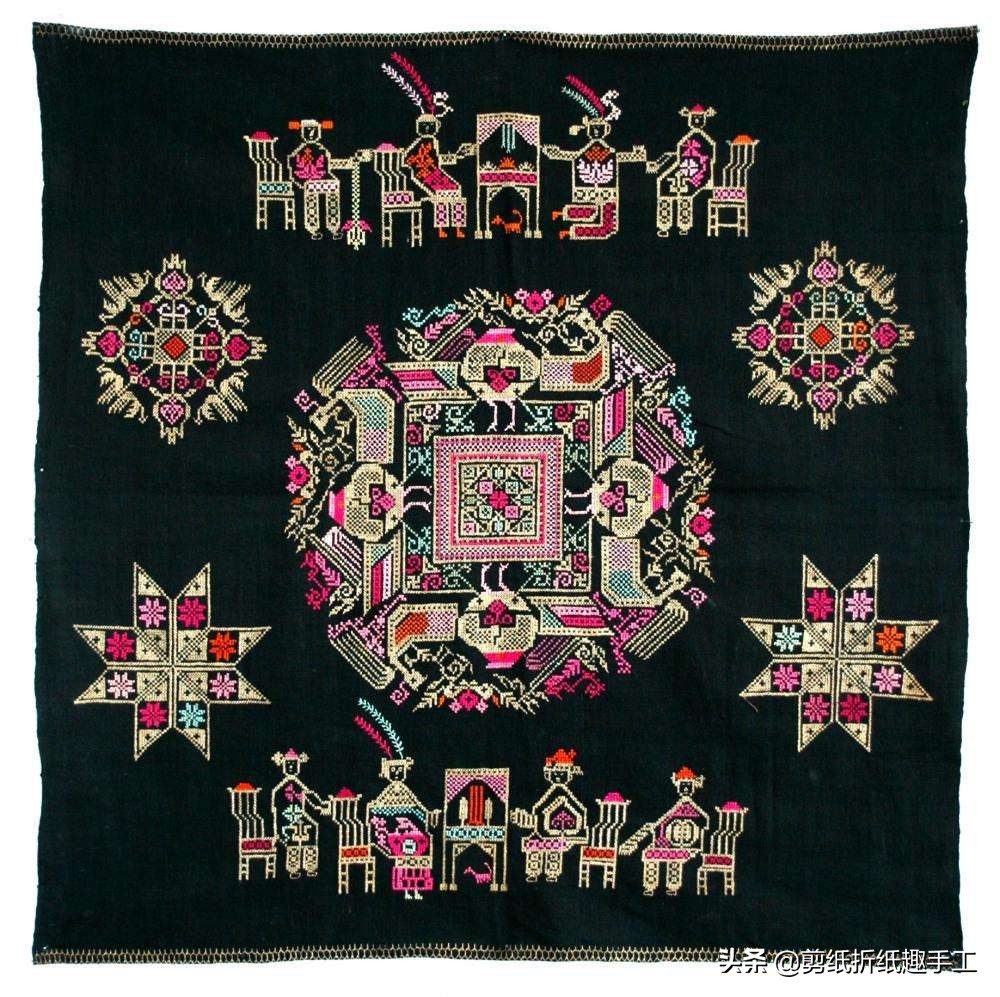 黄梅女子在方寸之间，凭一根针线，创造出独特的黄梅挑花